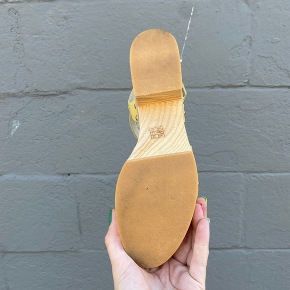Intentionally Blank Wooden Sandals - Picture 4 of 7